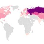 Abortion rates - worldmap